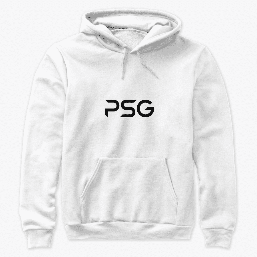 White psg hoodie sale
